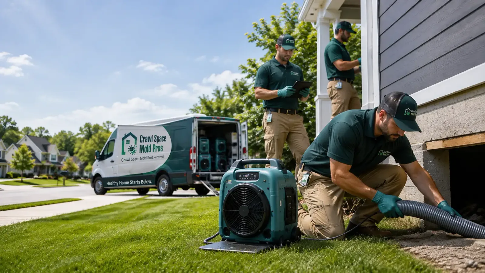 Crawl Space Mold Removal in Exira, IA